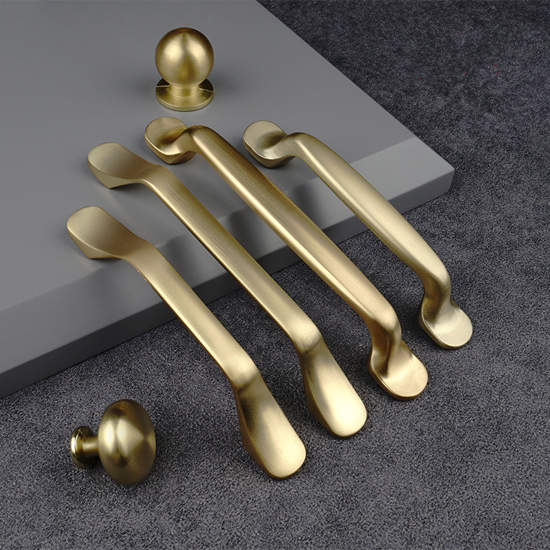 Furniture Hardware Gold - 골드 가구 손잡이 알루미늄 주방 손잡이