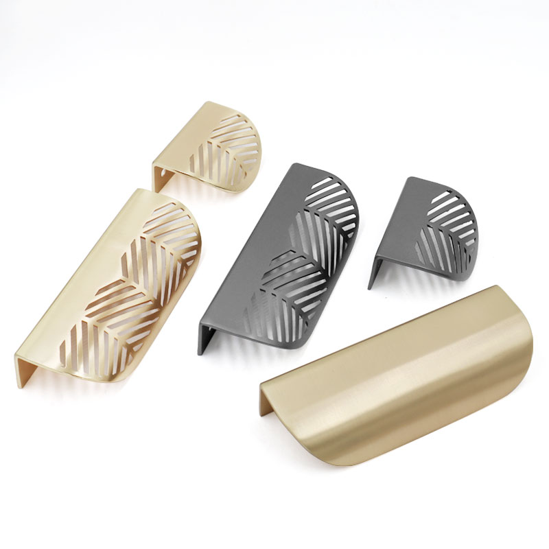 잎 모양의 금 기모 중공 손잡이, 가구, 캐비닛, 나뭇 - Furniture Hardware Gold 리뷰 및 가격