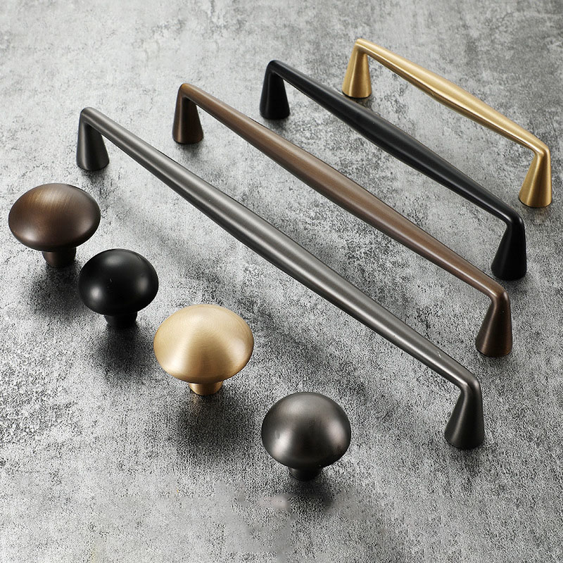 다양한 크기의 황동 골드 모던 심플 주방 캐비닛 손잡이 - Furniture Hardware Gold 리뷰 및 가격