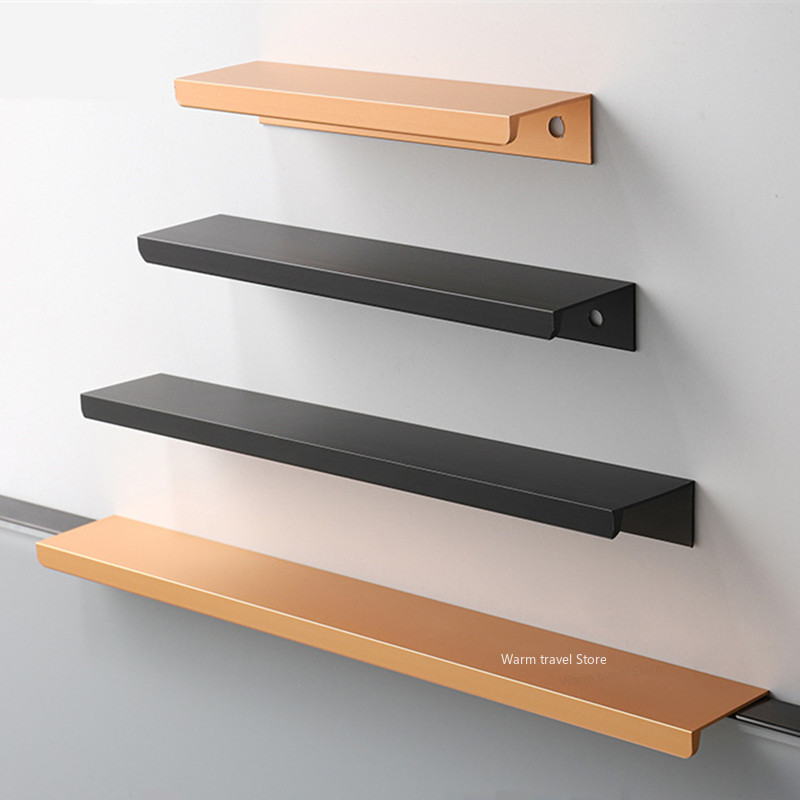 확장형 서랍장 손잡이, 도어 엣지 핸들, 블랙 골드 옷 - Furniture Hardware Gold 리뷰 및 가격