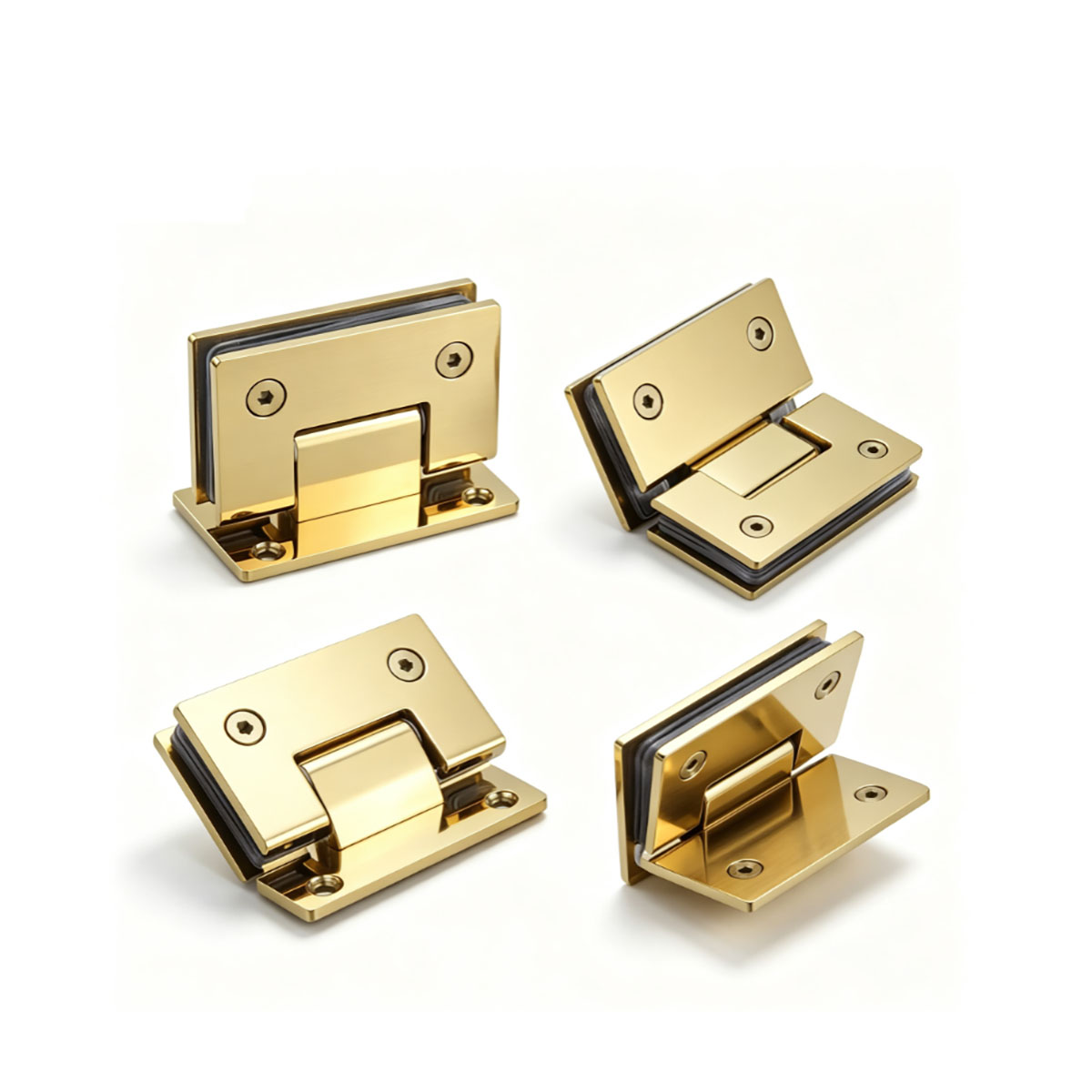 304 스테인리스 스틸 다이아몬드 샤워 글라스 클램프  - Furniture Hardware Gold 리뷰 및 가격