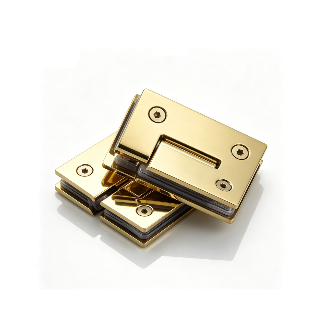 304 스테인리스 스틸 다이아몬드 샤워 글라스 클램프  - Furniture Hardware Gold 리뷰 및 가격