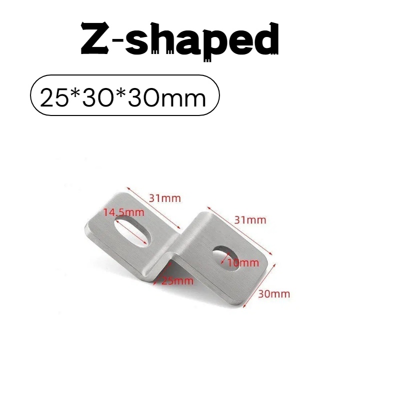 3mm 두께의 스테인레스 스틸 Z형 앵글 브래킷 오프셋 - Z. A. Furniture 리뷰 및 가격