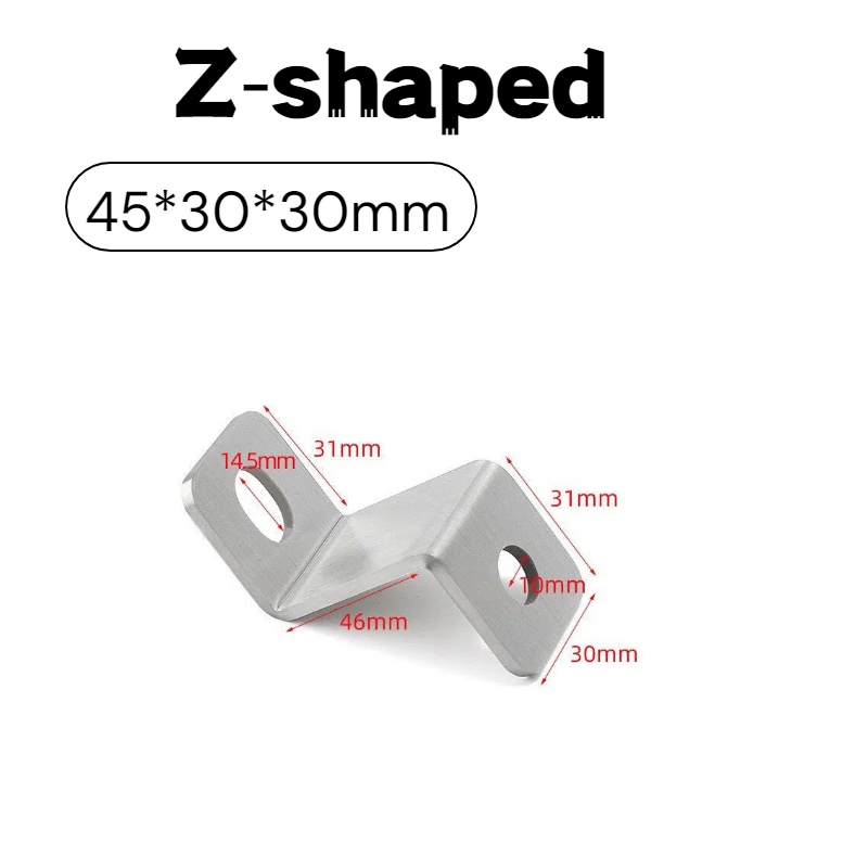 3mm 두께의 스테인레스 스틸 Z형 앵글 브래킷 오프셋 - Z. A. Furniture 리뷰 및 가격