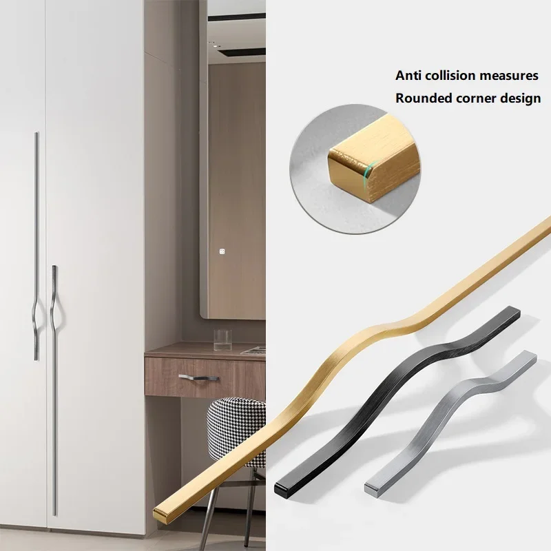 전기도금된 브러시드 골드 캐비닛 핸들 - 옷장 서랍용  - Furniture Hardware Gold 리뷰 및 가격