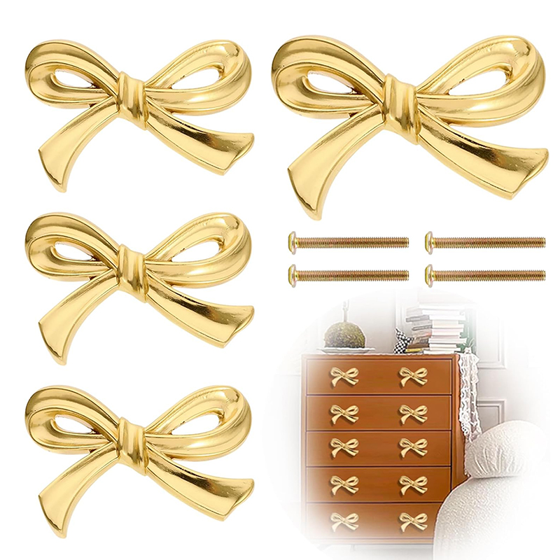 2/4/8Pcs 활 모양 서랍 손잡이 골드 캐비닛 손잡 - Furniture Hardware Gold 리뷰 및 가격