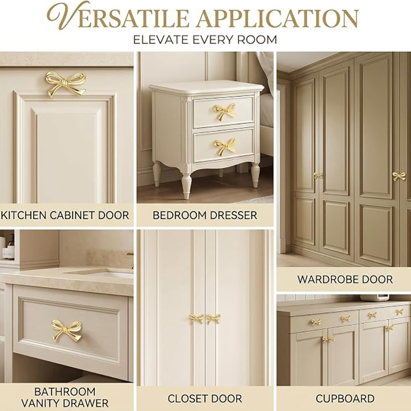 2/4/8Pcs 활 모양 서랍 손잡이 골드 캐비닛 손잡 - Furniture Hardware Gold 리뷰 및 가격